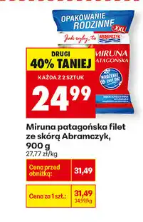 Biedronka Miruna patagońska filet ze skórą Abramczyk oferta