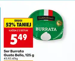Biedronka Ser Burrata Gusto Bello oferta