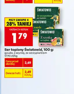 Biedronka Ser topiony Światowid oferta