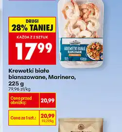 Biedronka Krewetki białe blanszowane Marinero oferta