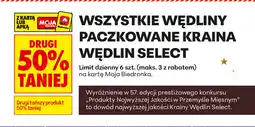 Biedronka Wszystkie wędliny paczkowane Kraina Wędlin Select oferta