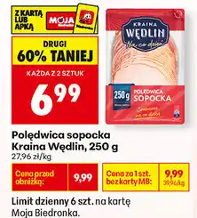 Biedronka Polędwica sopocka Kraina Wędlin oferta