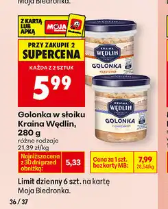 Biedronka Golonka w sosie Kraina Wędlin oferta