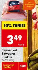 Biedronka Szynka od Szwagra Krakus oferta