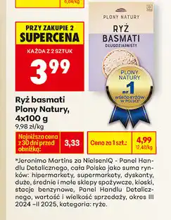 Biedronka Ryż Basmati Plony Natury oferta