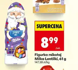 Biedronka Milka Figurka mikołaj Lentilla oferta