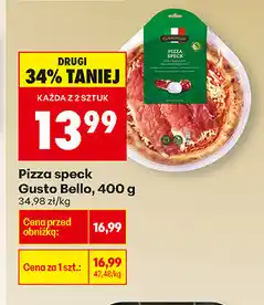Biedronka Pizza speck Gusto Bello oferta