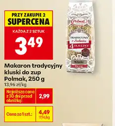Biedronka Makaron tradycyjny, kluski do zup oferta