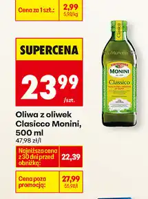Biedronka Oliwa z oliwek Classico Monini oferta