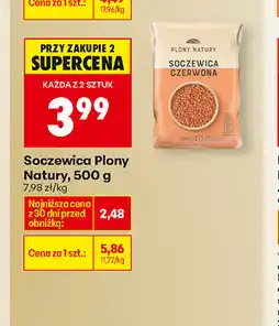 Biedronka Soczewica Plony Natury oferta