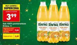 Biedronka Riviva Sok 100% pomarańcza oferta