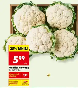 Biedronka Kalafior na wagę oferta