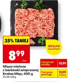 Biedronka Mięso mielone z karkówki oferta