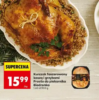 Biedronka Kurczak faszerowany kaszą i grzybami oferta
