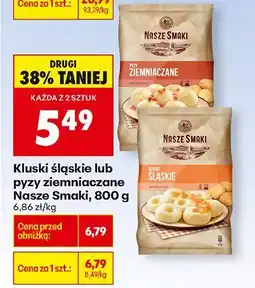 Biedronka Kluski śląskie 800 g Nasze Smaki oferta