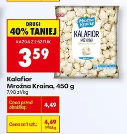 Biedronka Kalafior 450g Mroźna Kraina oferta