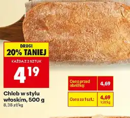 Biedronka Chleb w stylu włoskim oferta