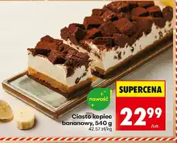 Biedronka Ciasto kopiec bananowy oferta
