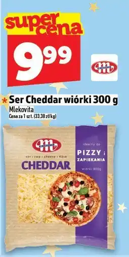 Topaz Ser Cheddar wiórki 300 g Mlekovita oferta