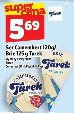 Topaz Ser Camembert 120g/Brie 125 g Turek oferta