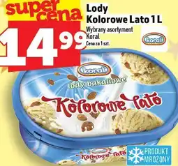 Topaz Lody Kolorowe Lato 1L Koral oferta