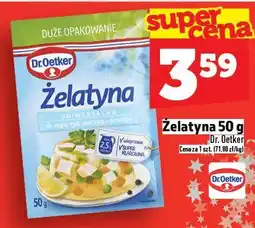 Topaz Żelatyna 50 g Dr Oetker oferta