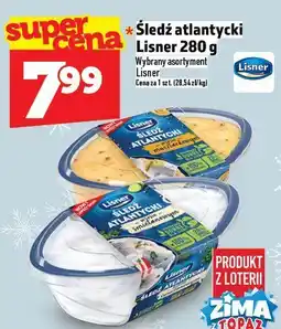 Topaz Śledź atlantycki Lisner 280 g oferta