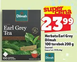 Topaz Herbata Earl Grey Dilmah 100 torebek 200g oferta