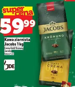 Topaz Kawa ziarnista Jacobs Kronung Crema Gold 1kg oferta