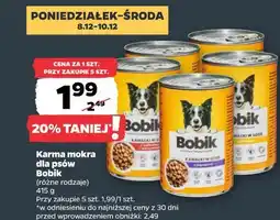 Netto Karma mokra dla psów Bobik oferta