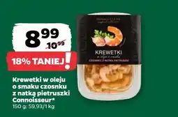 Netto Krewetki w oleju o smaku czosnku z natką pietruszki Connoisseur oferta