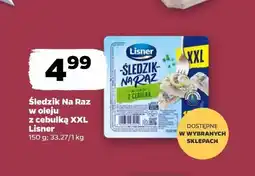 Netto Śledzik Na Raz w oleju z cebulką XXL Lisner oferta