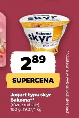 Netto Jogurt typu skyr Bakoma oferta
