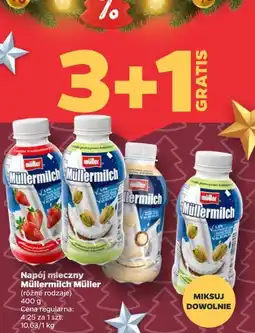 Netto Napój mleczny Mullermilch Müller, różne rodzaje oferta