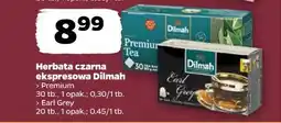 Netto Herbata czarna ekspresowa Dilmah oferta