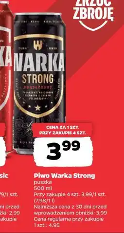 Netto Piwo Warka Strong oferta