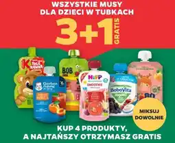 Netto Wszystkie musy dla dzieci w tubkach oferta