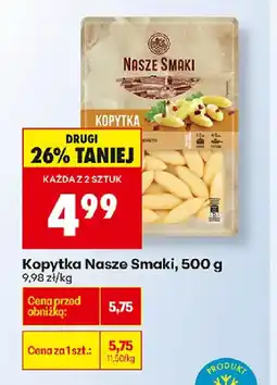 Biedronka Nasze Smaki Kopytka oferta