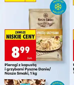 Biedronka Nasze Smaki Pierogi z kapustą i grzybami oferta