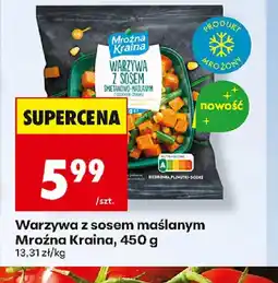 Biedronka Mroźna Kraina Warzywa z sosem maślanym oferta