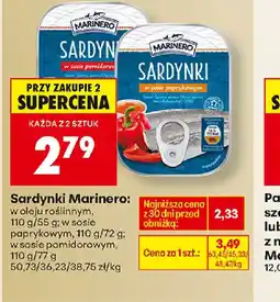 Biedronka Marinero Sardynki oferta