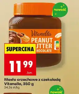 Biedronka Vitanella Masło orzechowe z czekoladą oferta