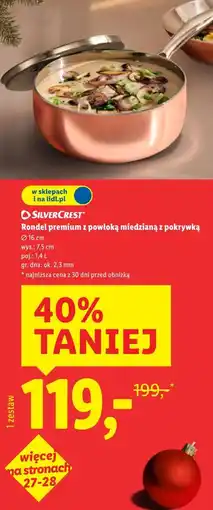Lidl Rondel premium z miedzianą pokrywką oferta