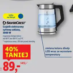 Lidl Czujnik elektryczny cyfrowy szklany, 3000 W oferta