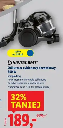 Lidl Odkurzacz cyklonowy bezworkowy oferta