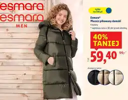 Lidl Płaszcz pikowany damski oferta