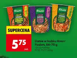 Biedronka Danie w kubku Knorr Fusion oferta
