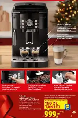 Lidl DeLonghi Automatyczny ekspres do kawy Magnifica S, 1450 W oferta