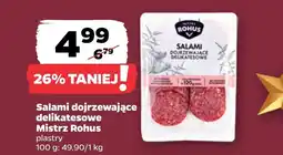 Netto Salami dojrzewające Mistrz Rohus oferta