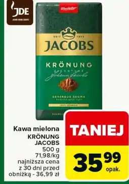 Carrefour Kawa mielona Jacobs oferta